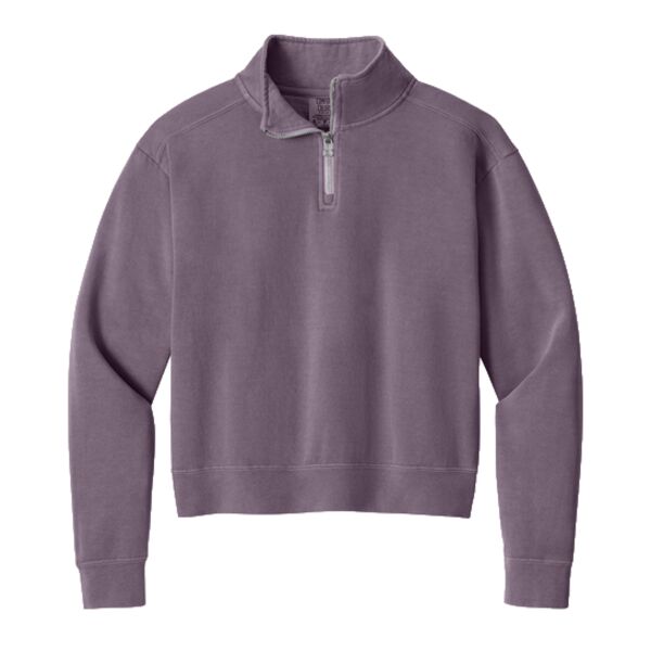 Women's Mid Length 1/4 Zip Sweatshirt Thumbnail