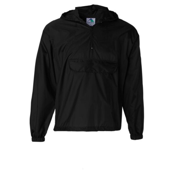 Unisex Packable Half-Zip Hooded Pullover Jacket Thumbnail