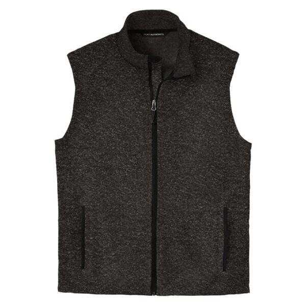 Port Authority F236 Adult Sweater Fleece Vest Thumbnail