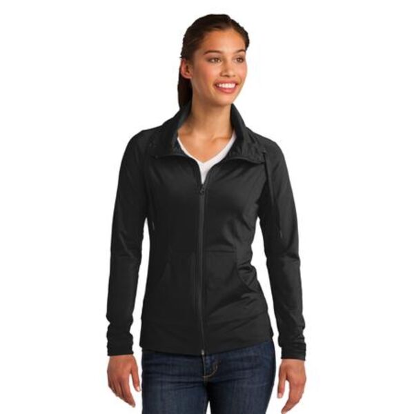 Sport-Tek® LST852 Ladies Sport-Wick® Stretch Full-Zip Jacket Thumbnail