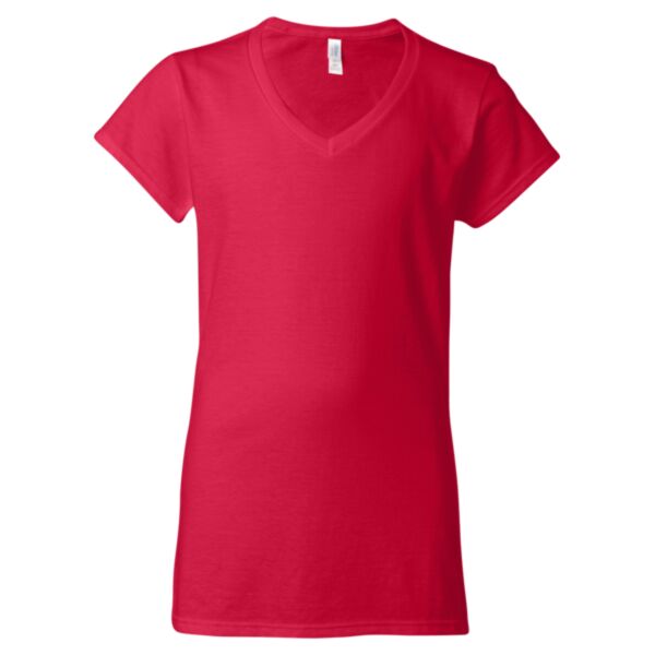 Gildan 64V00L Women's Softstyle V-Neck T-Shirt Thumbnail