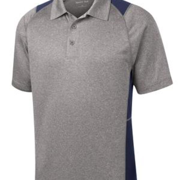 Remington ST665 Heather Colorblock Contender Polo. Thumbnail