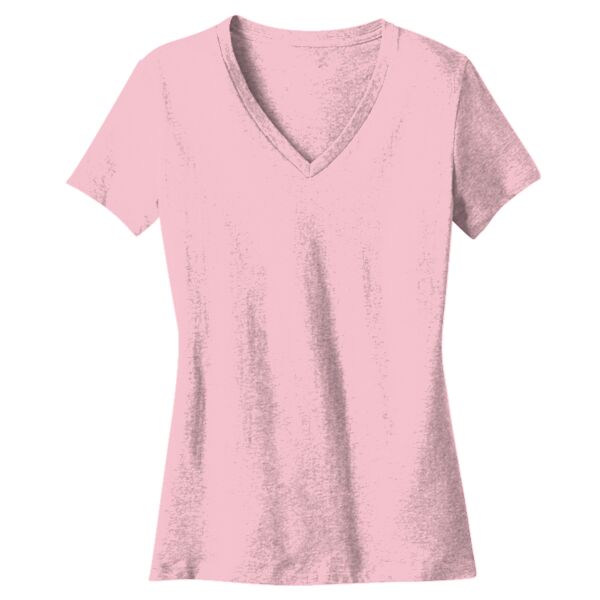 District Made DM1170L Ladies Perfect Weight ® V Neck Tee Thumbnail