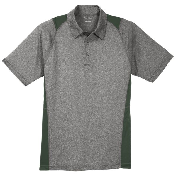 Sport Tek ST665 Heather Colorblock Contender ™ Polo Thumbnail