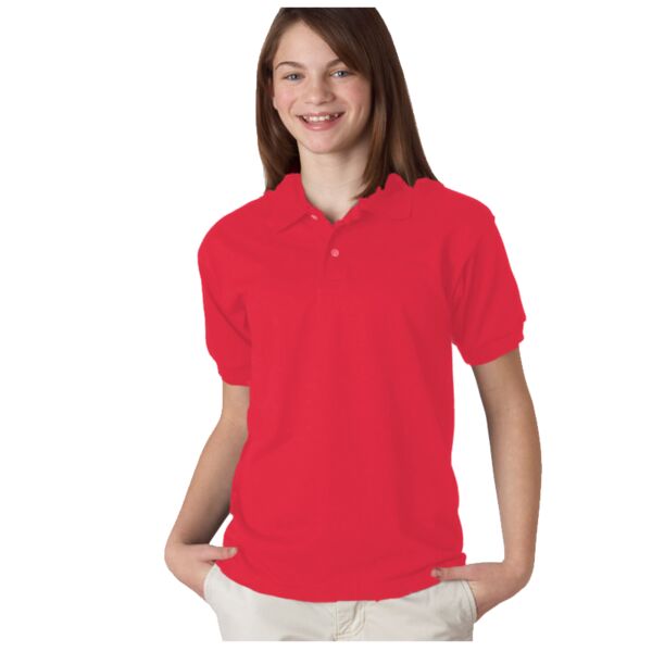 Youth Gildan DryBlendTM 50/50 Jersey Polo Thumbnail