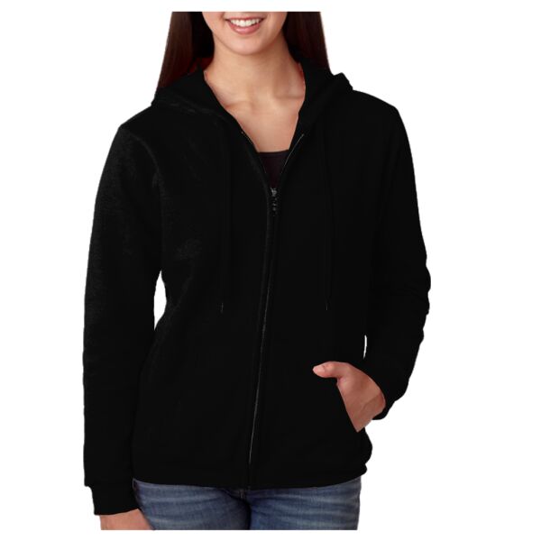 Missy Fit 50/50 Heavy BlendTM Full Zip Hooded Sweatshirt Thumbnail