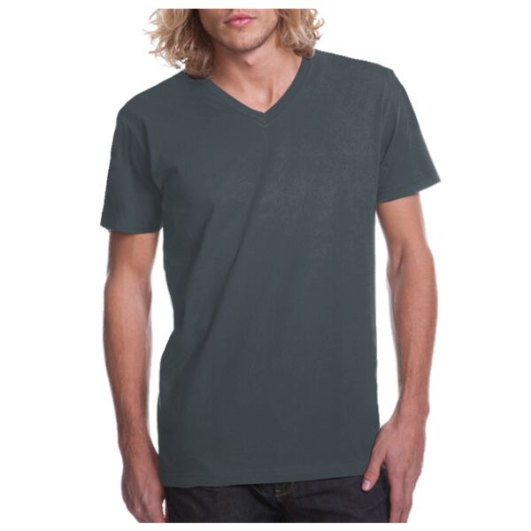 Men’s Premium Fitted Cotton Short-Sleeve V Thumbnail