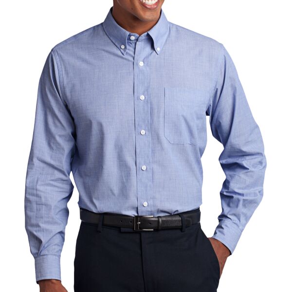 Port Authority TLS640 Tall Crosshatch Easy Care Shirt Thumbnail