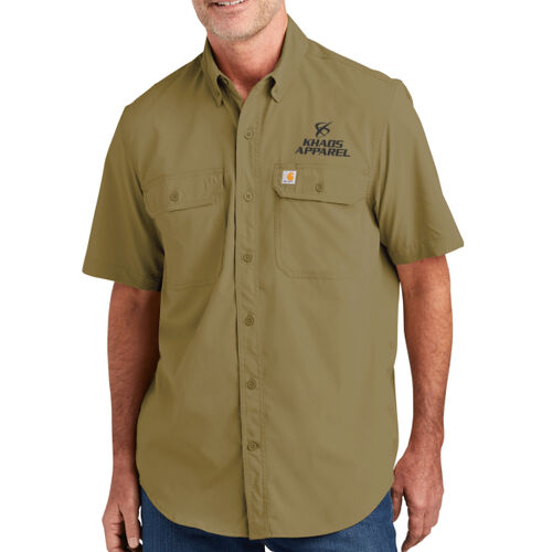 E1 - Carhartt CT105292 Adult Force Solid Short Sleeve Shirt Thumbnail