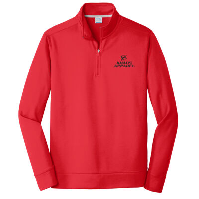 E1 - Port & Company PC590Q Performance Fleece 1/4 Zip Pullover Sweatshirt Thumbnail